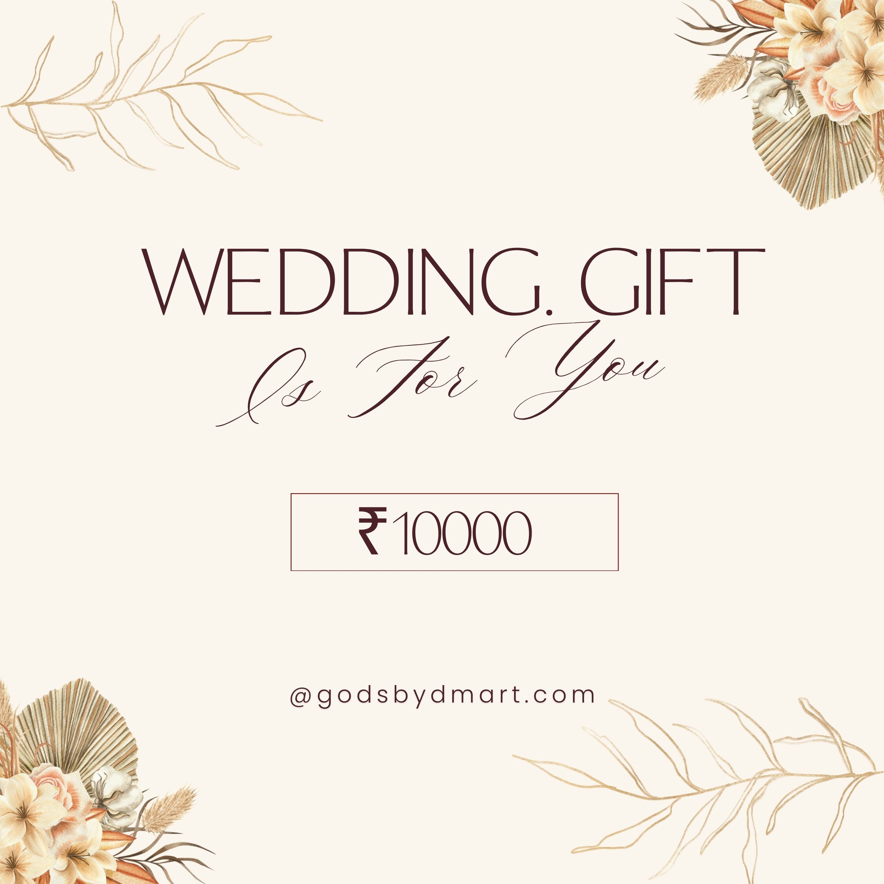 Wedding Special Luxury Hamper Gift Card