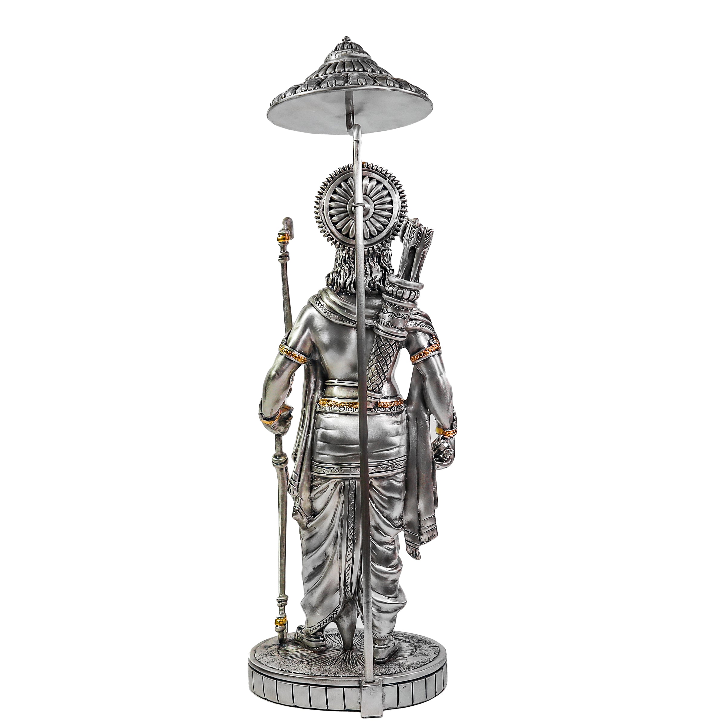 Ayodhya’s Ram Idol in Sterling Silver – Handcrafted Divine Masterpiece for Puja & Collectors | 43 cm