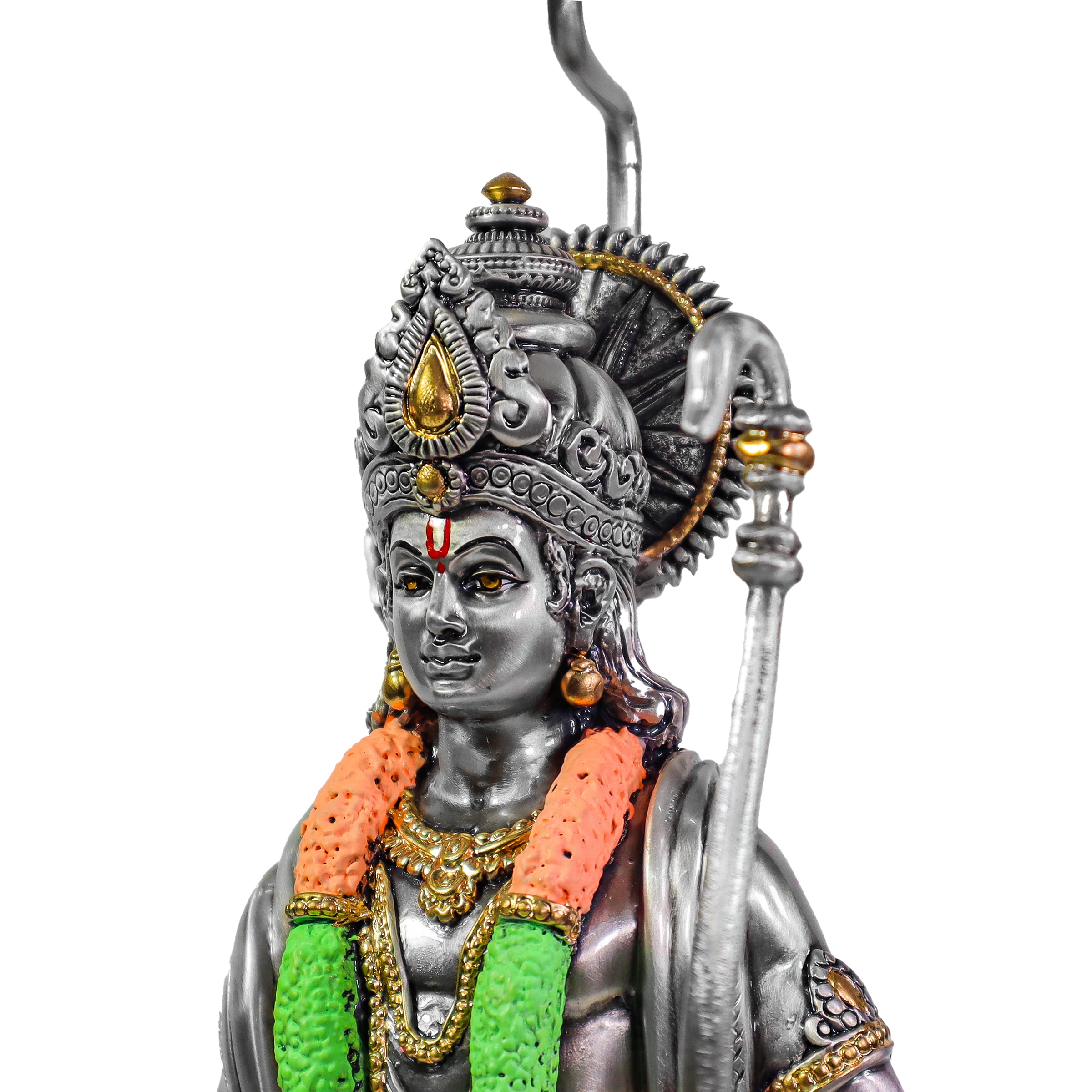 Ayodhya’s Ram Idol in Sterling Silver – Handcrafted Divine Masterpiece for Puja & Collectors | 43 cm
