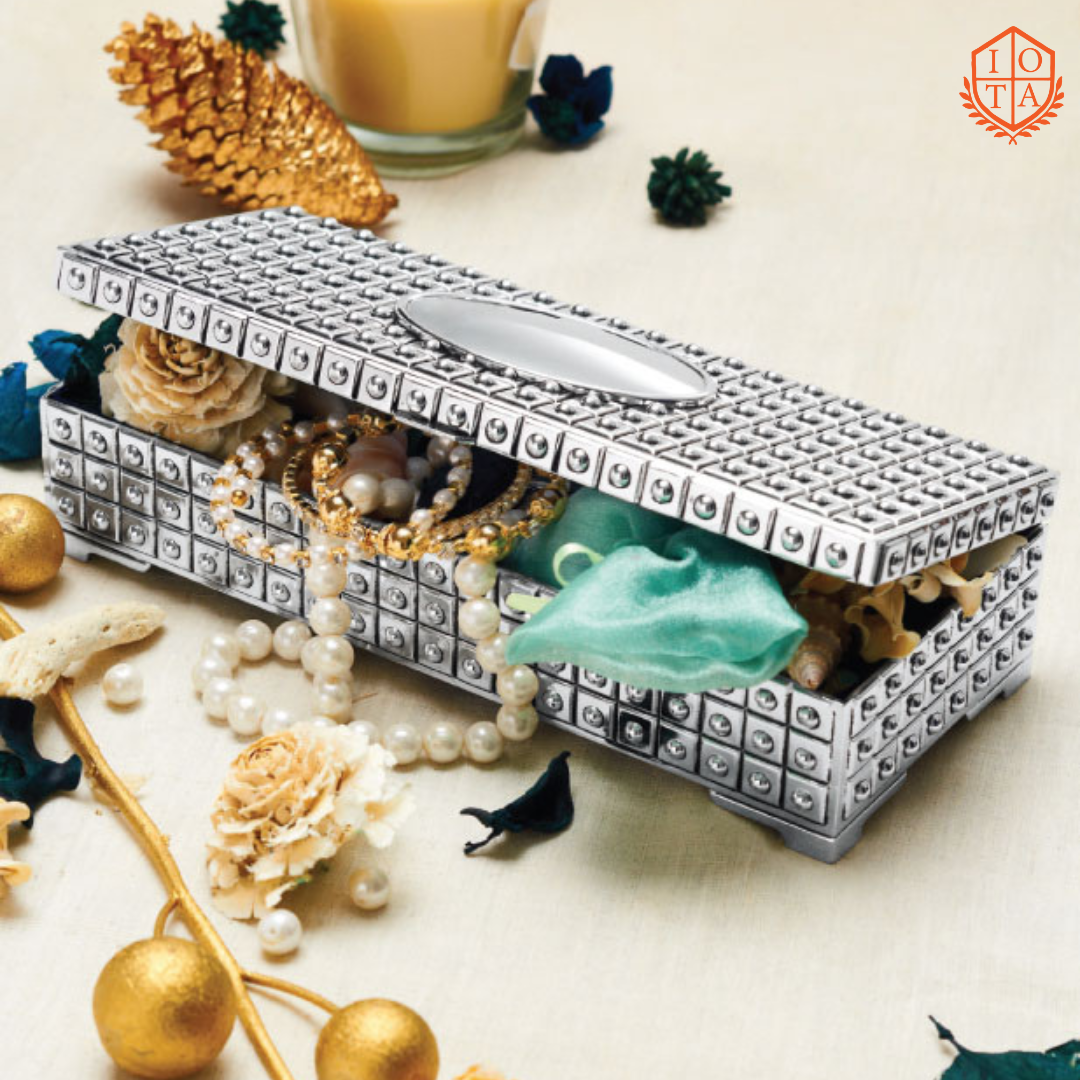 Silver-Plated Jewellery Box — Elegant Keepsake & Gifting Accessory