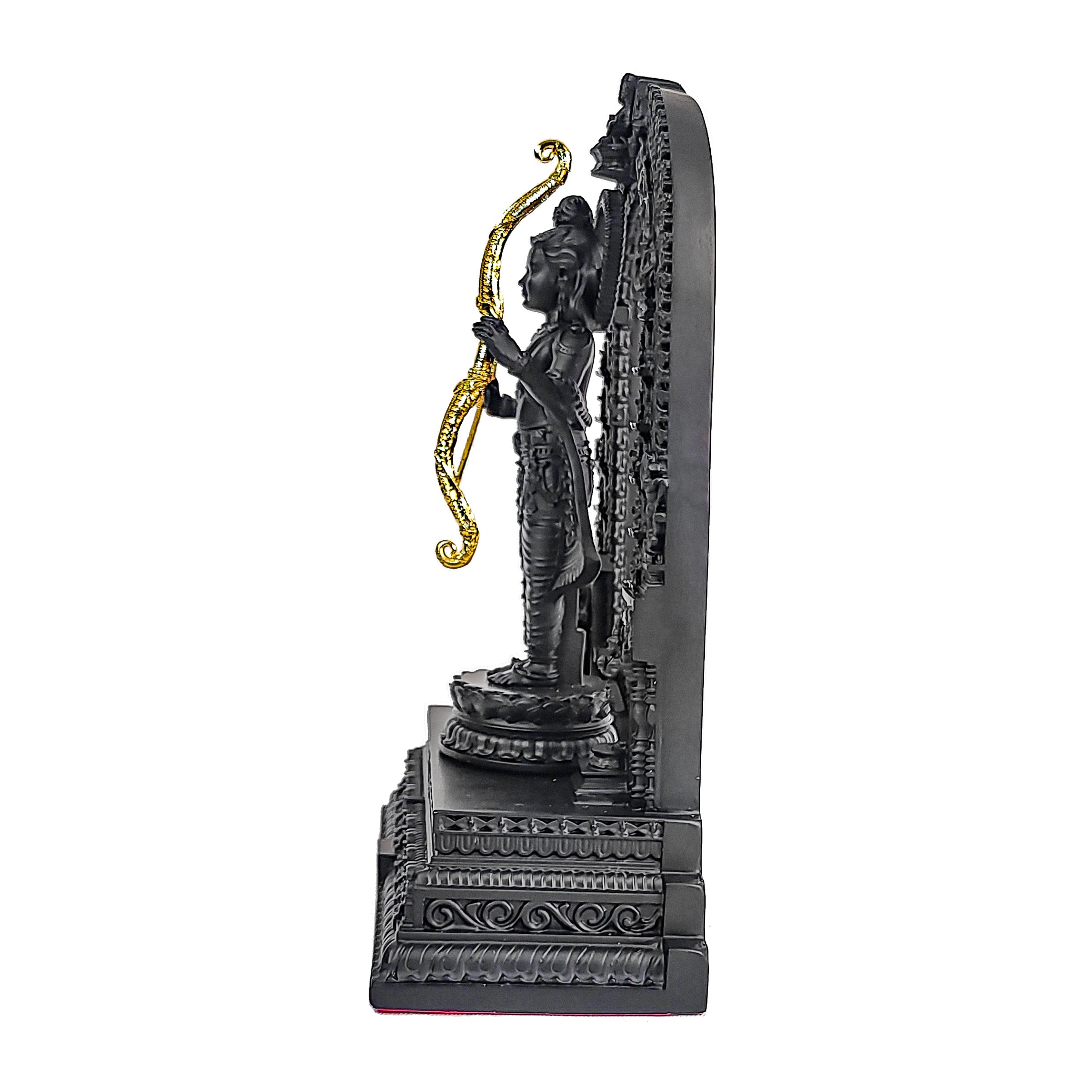 Ramlala in Black Idol in Sterling Silver – Handcrafted Divine Masterpiece for Puja & Collectors | 16 cm