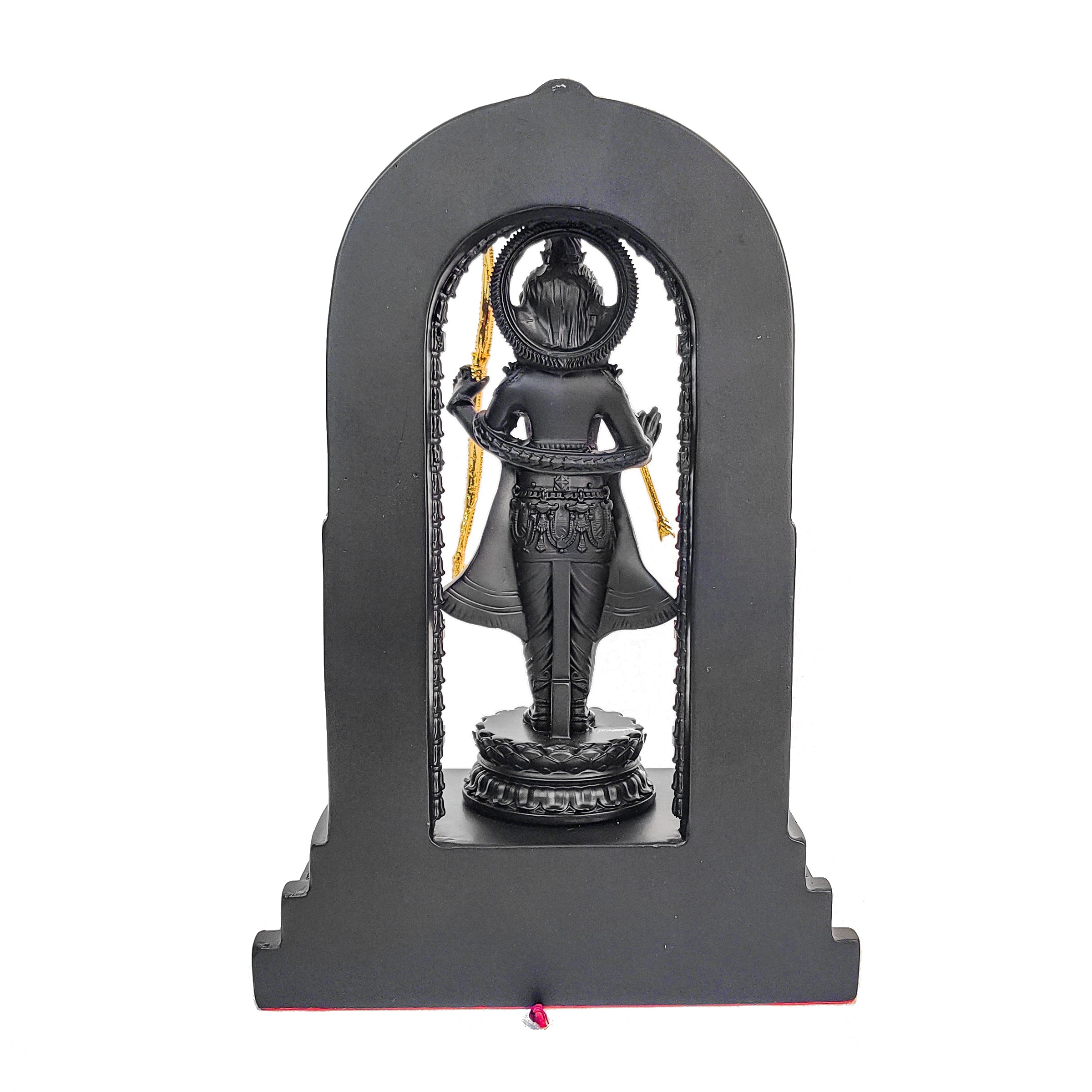 Ramlala in Black Idol in Sterling Silver – Handcrafted Divine Masterpiece for Puja & Collectors | 16 cm