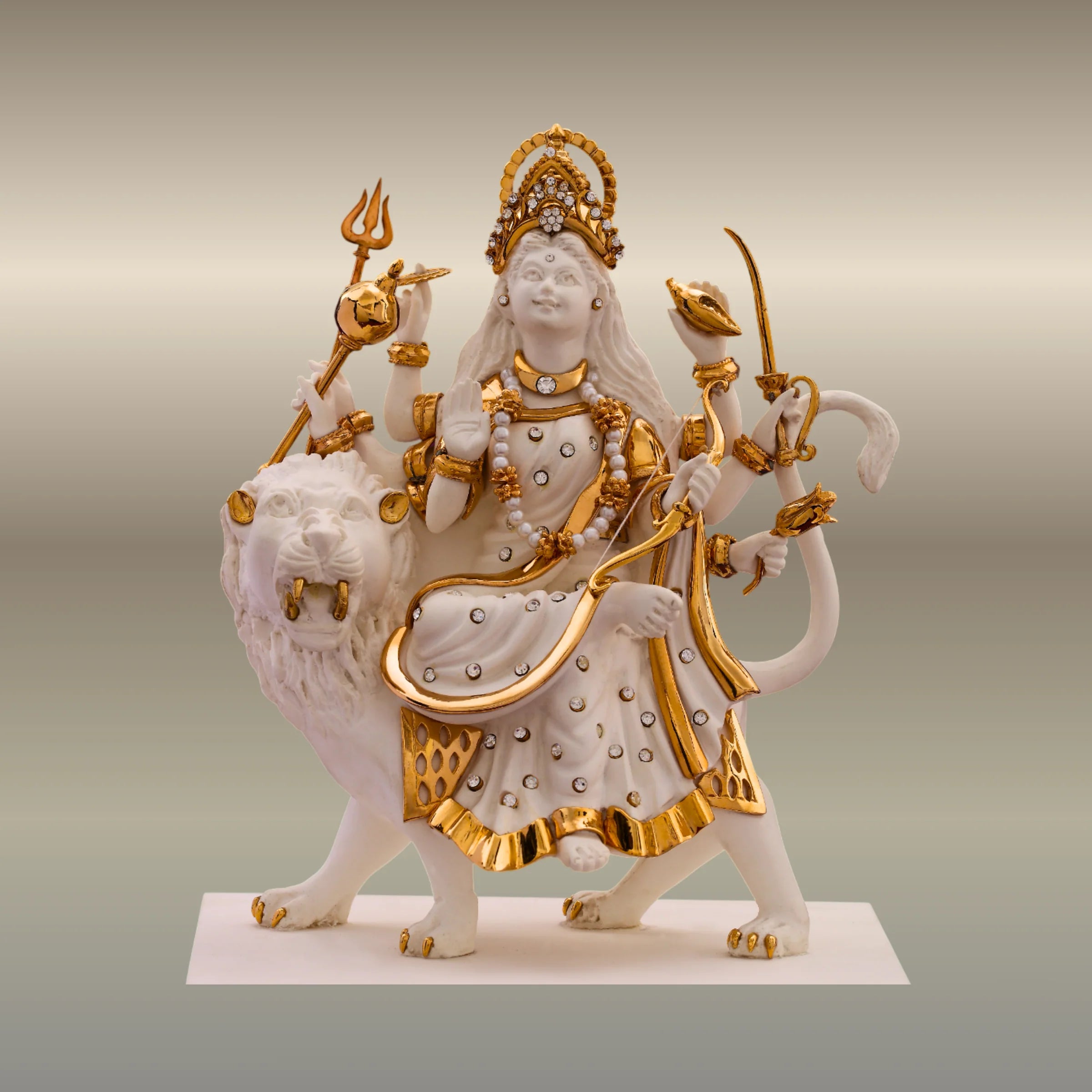 "Durgaji Idol — Handcrafted Divine Masterpiece for Puja & Collectors ( H 16 CM )