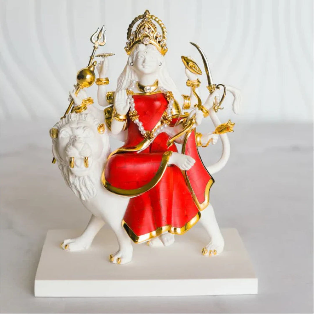 "Durgaji Idol — Handcrafted Divine Masterpiece for Puja & Collectors ( H 16 CM )