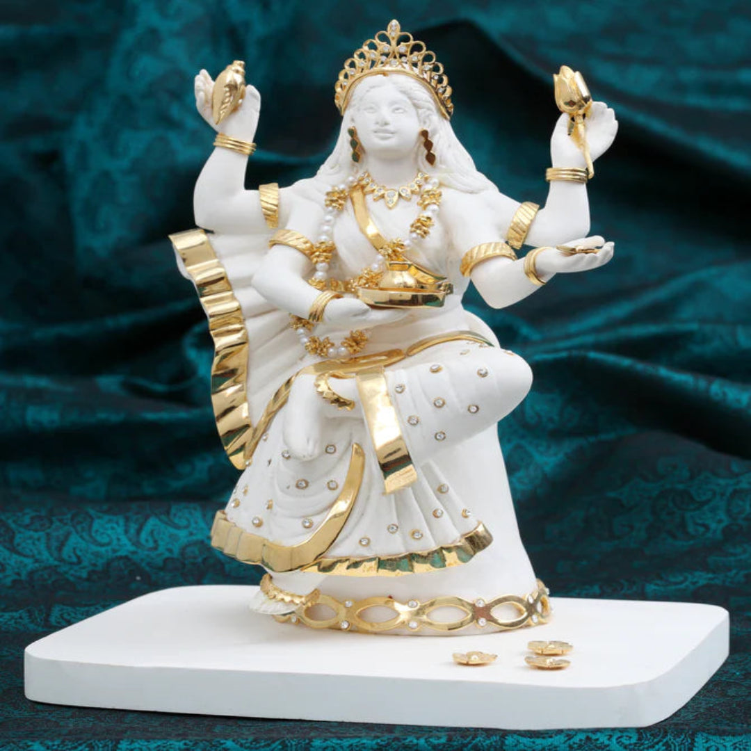 "Durgaji Idol — Handcrafted Divine Masterpiece for Puja & Collectors ( H 18 CM )