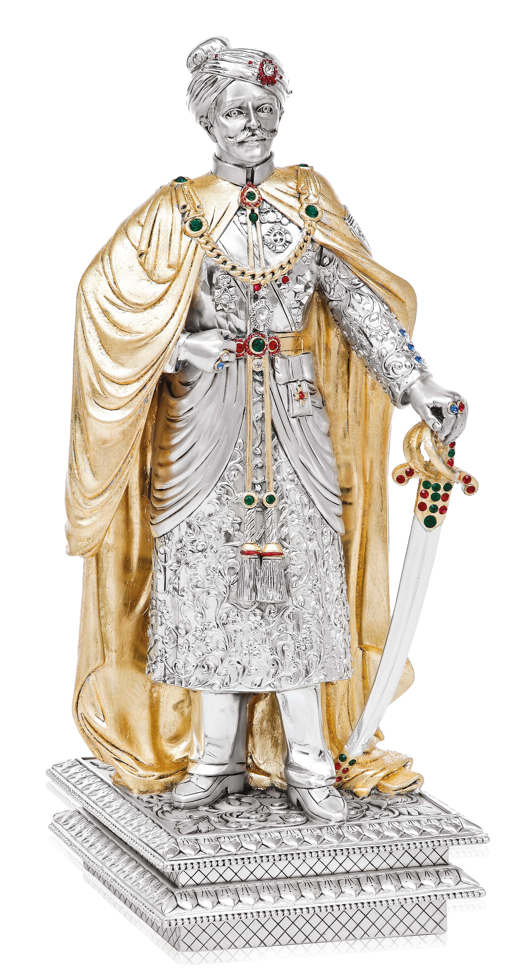 King Statue – Elegant Royal Figurine for Home & Office Decoration (H 38 cm)