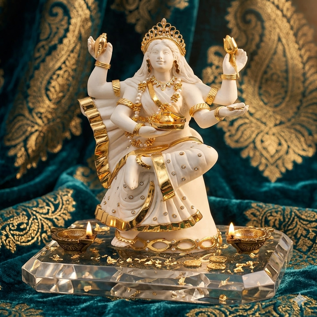 "Durgaji Idol — Handcrafted Divine Masterpiece for Puja & Collectors ( H 18 CM )