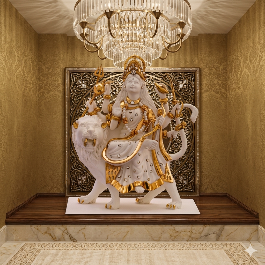 "Durgaji Idol — Handcrafted Divine Masterpiece for Puja & Collectors ( H 16 CM )