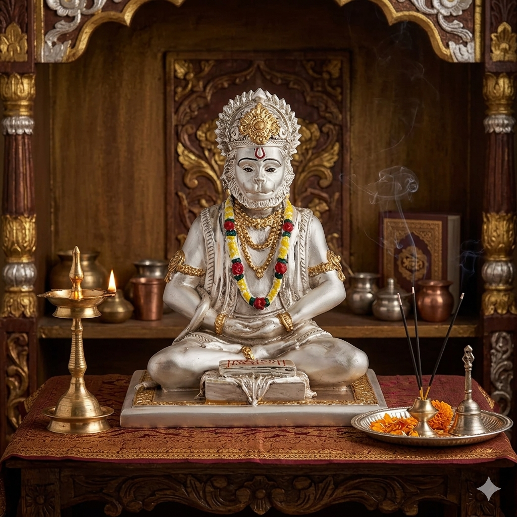 SITTING HANUMAN   H:18 CM