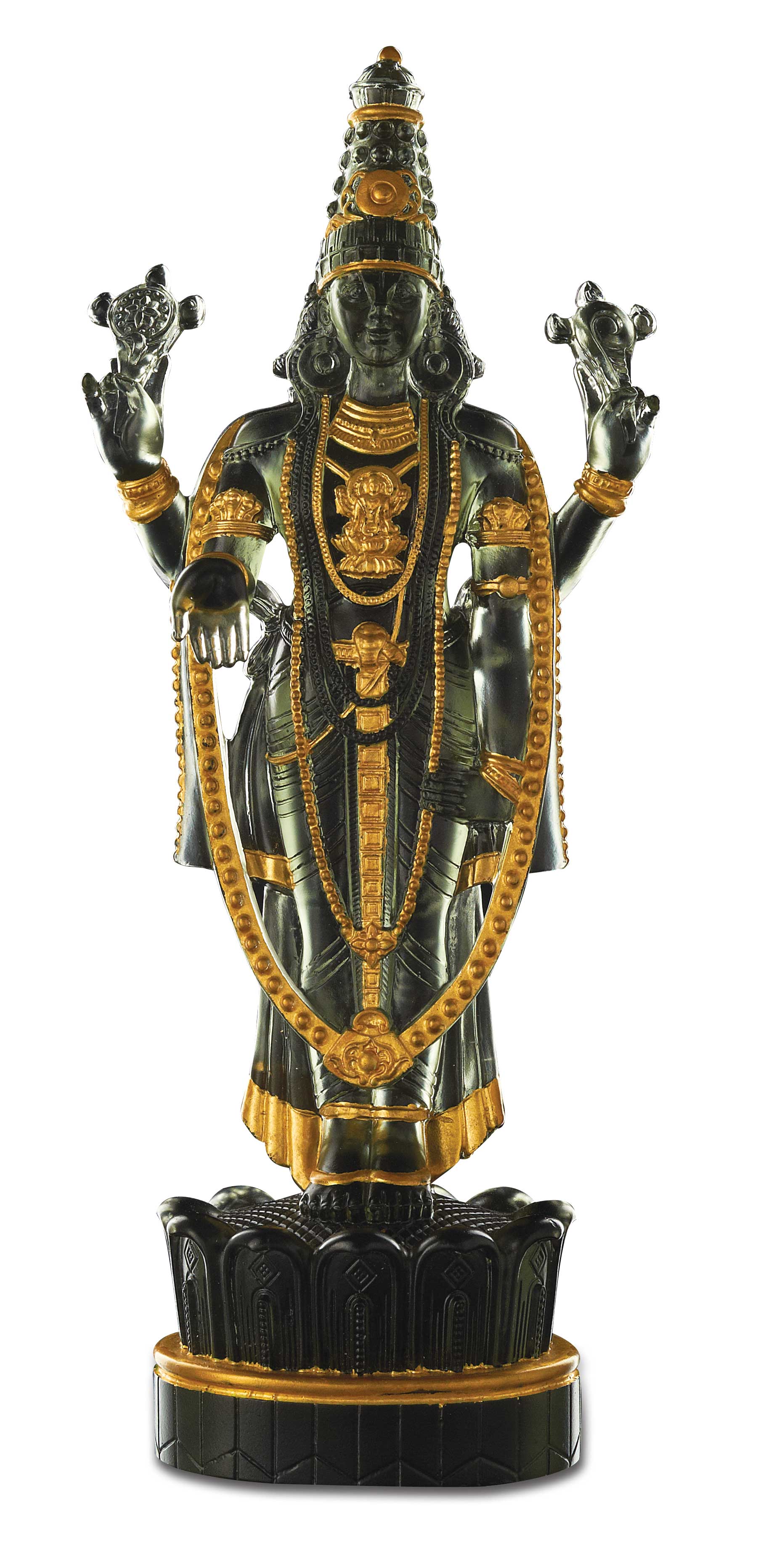 "CRYSTAL BALAJI Idol " Handcrafted Divine Masterpiece for Puja & Collectors ( H 30 CM)