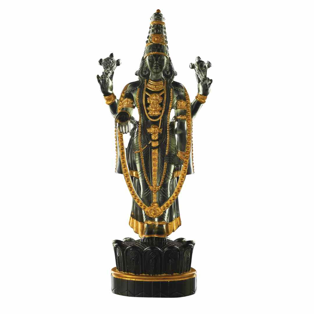 Crystal Balaji Idol – Stunning Crystal Lord Balaji Statue for Spiritual Home Decor (30 cm)