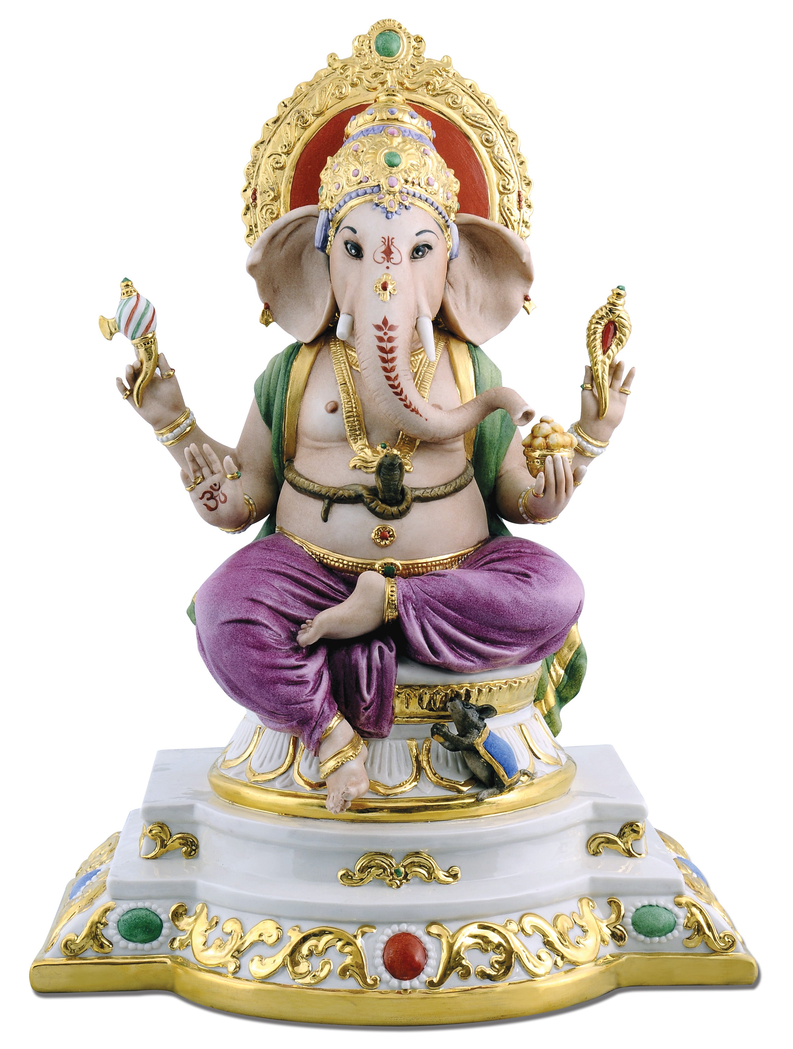 DEVYANSH (COLOR) "Idol in Porcelain — Handcrafted Divine Masterpiece for Puja & Collectors ( H 40 cm)