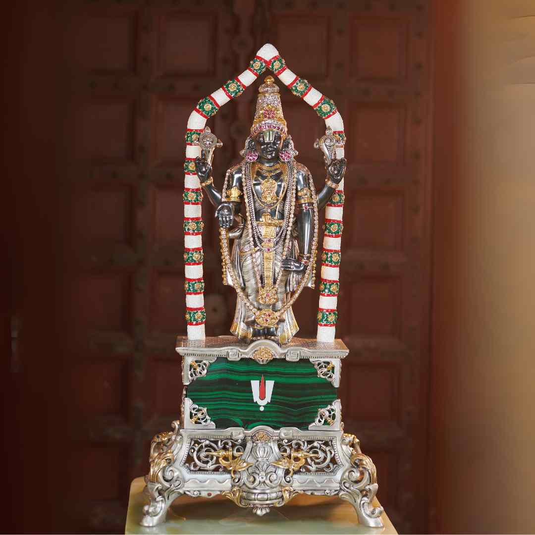 Lord Padmanabha Idol – Divine Vishnu Statue in Reclining Pose for Home Puja & Decor (45 cm)