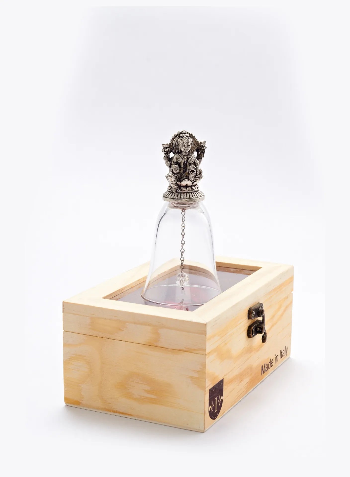 Glass Laxmi Bell — Auspicious Home Temple & Décor Bell