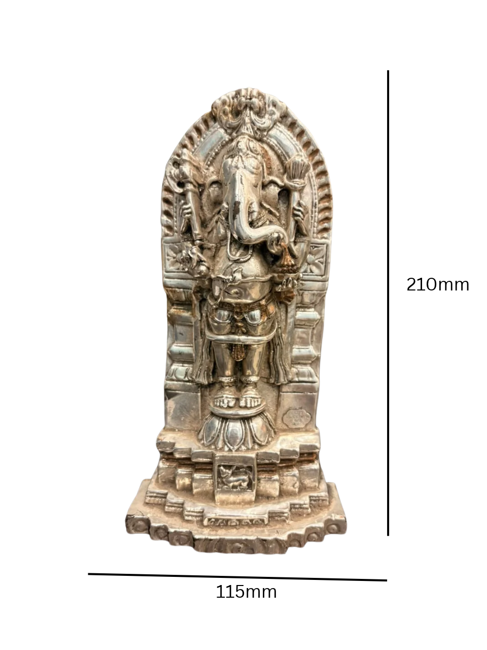 Standing Ganesha Idol 21 CM | Premium Ganesh Statue