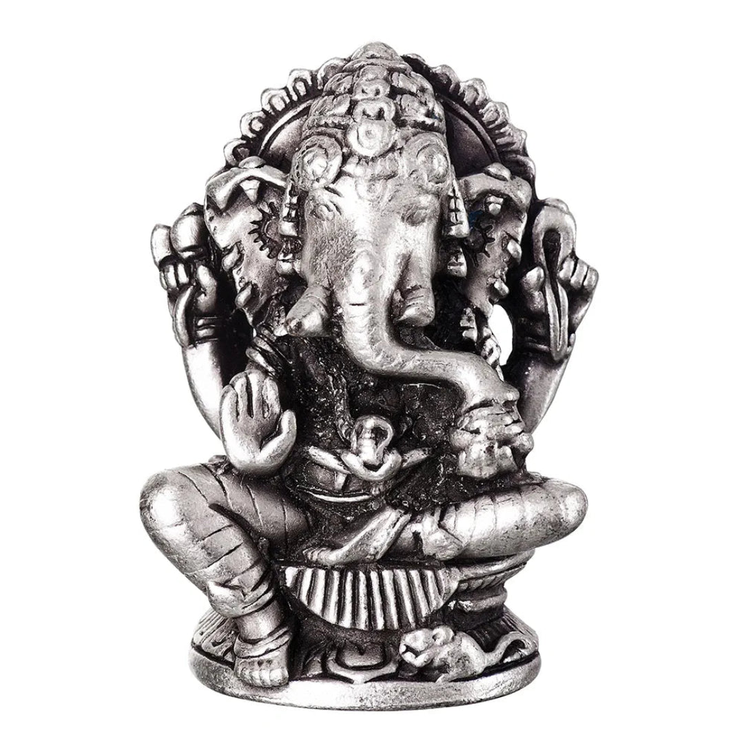 Car Dashboard Ganesha Idol — Decorative Divine Accessory