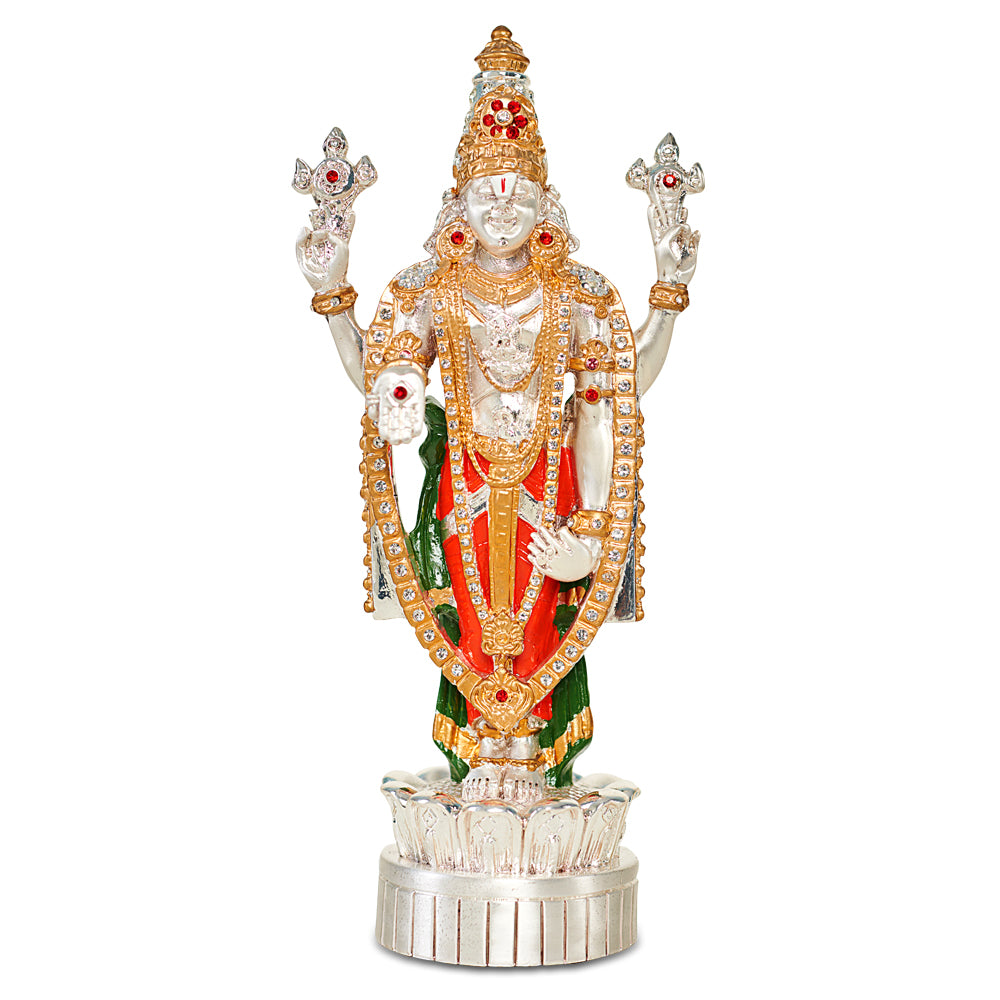 Balaji Statue with Gold Finish — Elegant Divine Figurine for Puja & Décor. ( H 22 CMS)