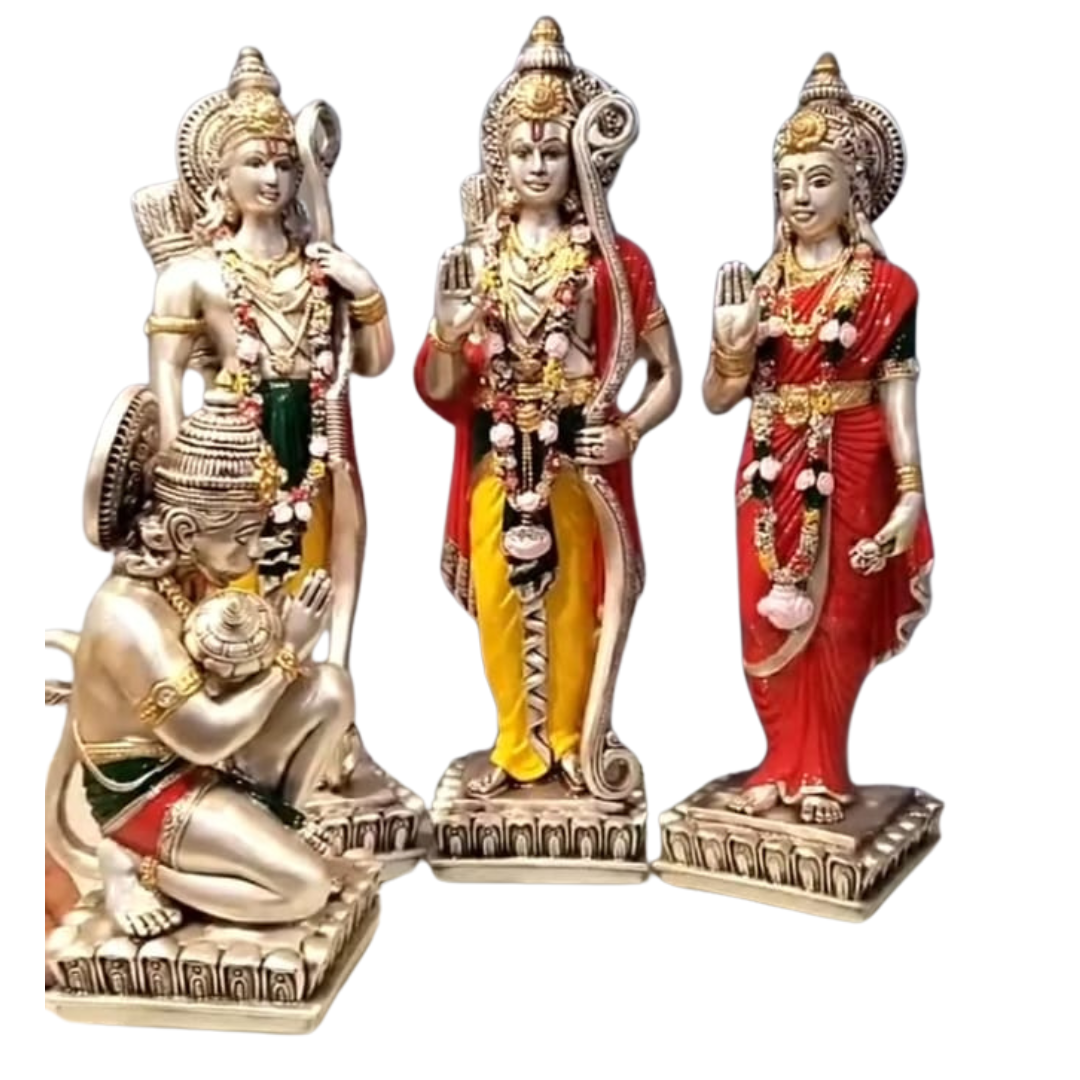 "NEW RAMDARBAR SET  Idol in Sterling Silver — Handcrafted Divine Masterpiece for Puja & Collectors"