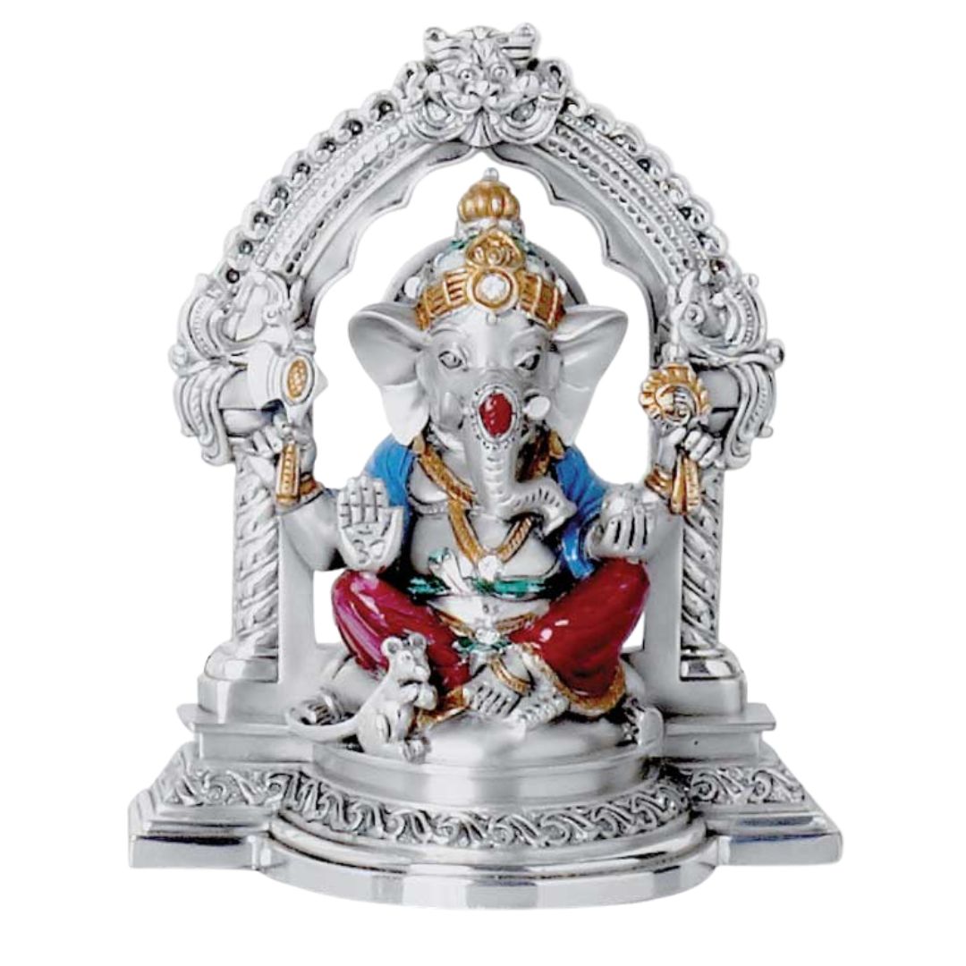 Ganpati Idol — Auspicious Statue for Puja, Festive Gifting & Home Décor (13 cm )