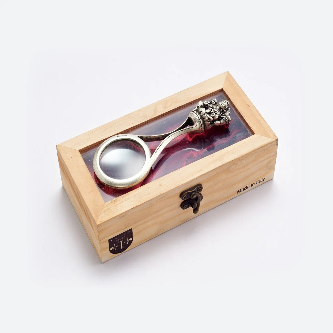 Saraswati Magnifying Glass — Divine Collectible & Gift Idea