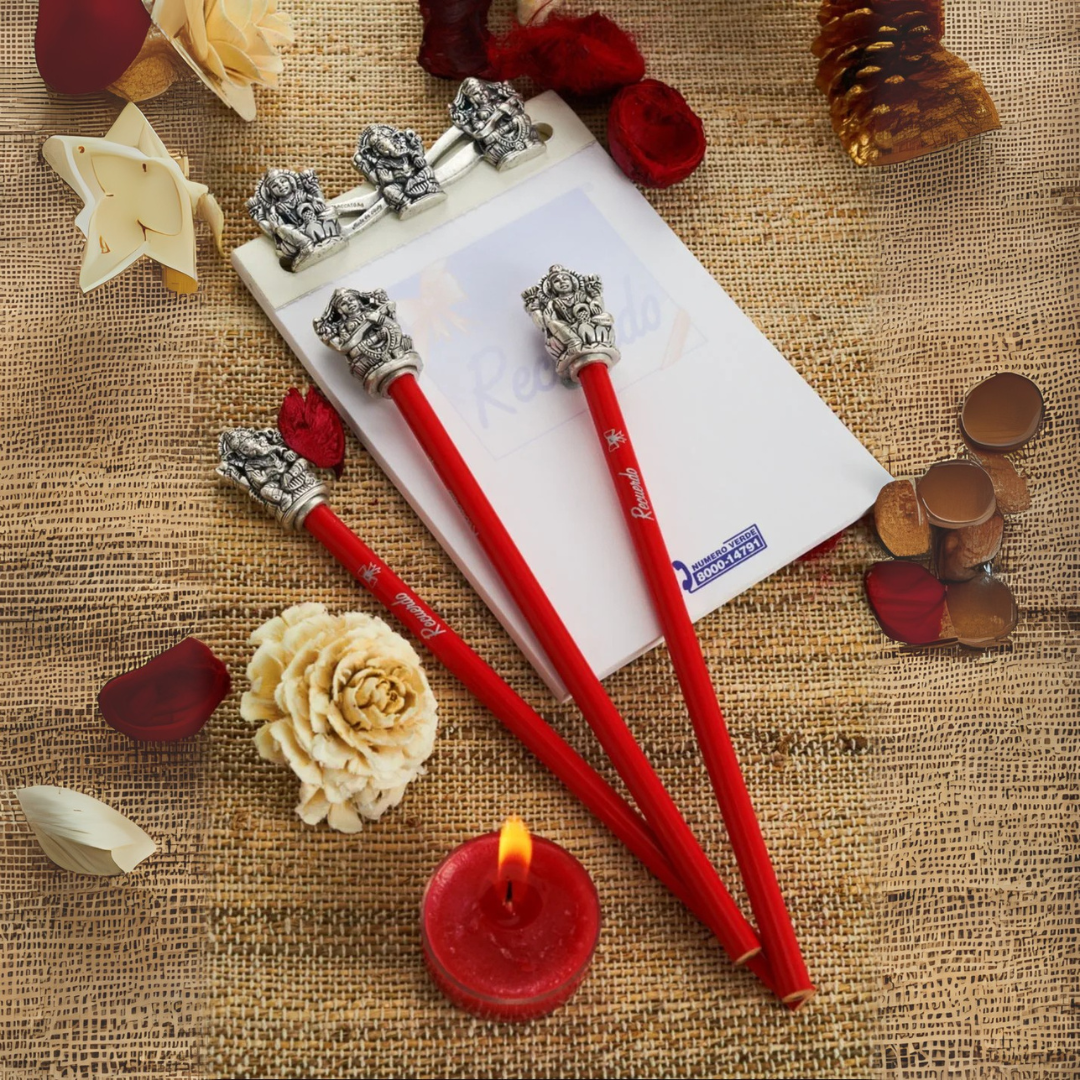 Goddess Saraswati Pencil Cap – Stylish & Spiritual Stationery