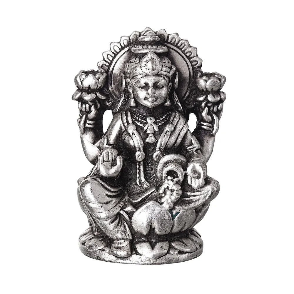 Car Dashboard Laxmi Idol — Auspicious Car & Home Décor Piece. ( H 5 CM)
